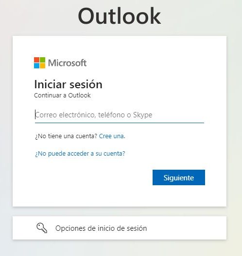 inicio sesion oulook UACh Chile