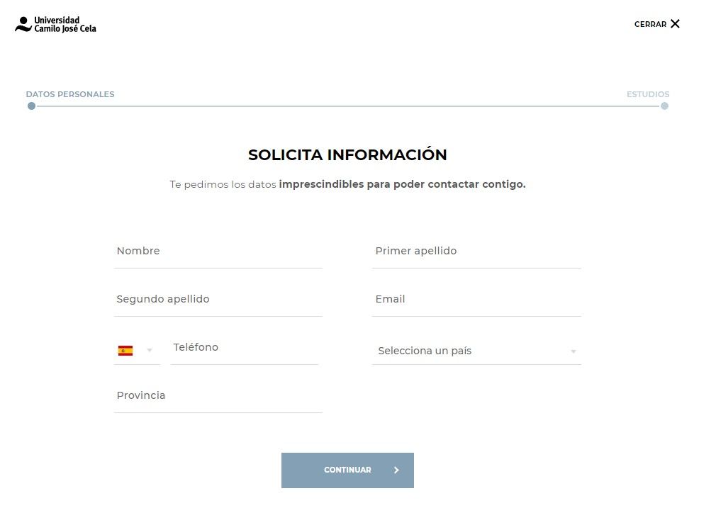 formulario solicitud información ucjc